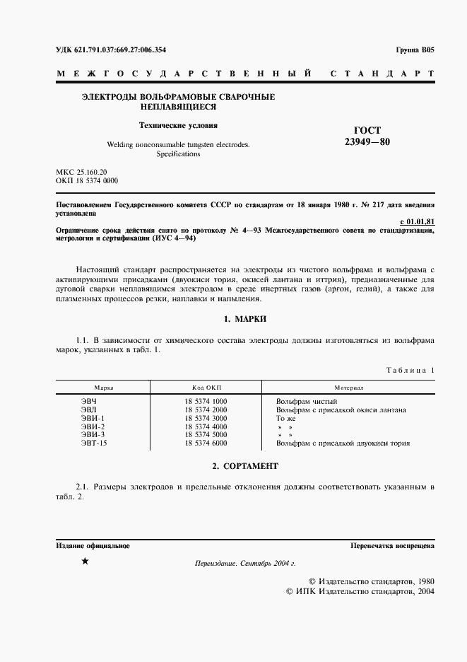 Страница 2 ГОСТ 23949-80