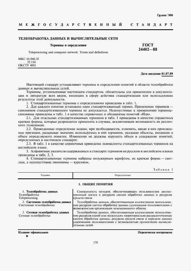 Страница 1 ГОСТ 24402-88