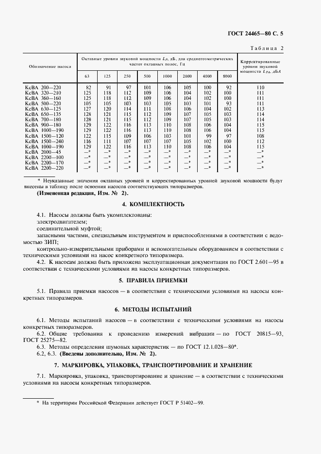 Страница 6 ГОСТ 24465-80