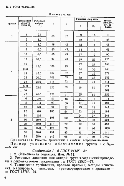 Страница 4 ГОСТ 24485-80