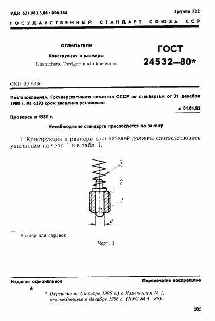 Страница 1 ГОСТ 24532-80