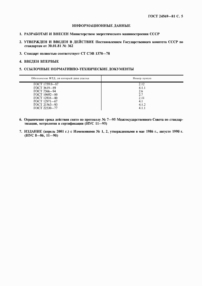 Страница 6 ГОСТ 24569-81
