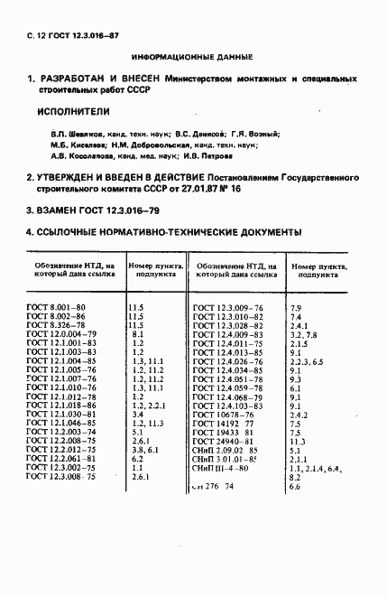 Страница 13 ГОСТ 12.3.016-87