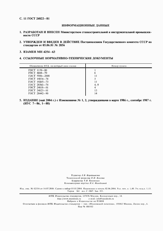 Страница 12 ГОСТ 24822-81