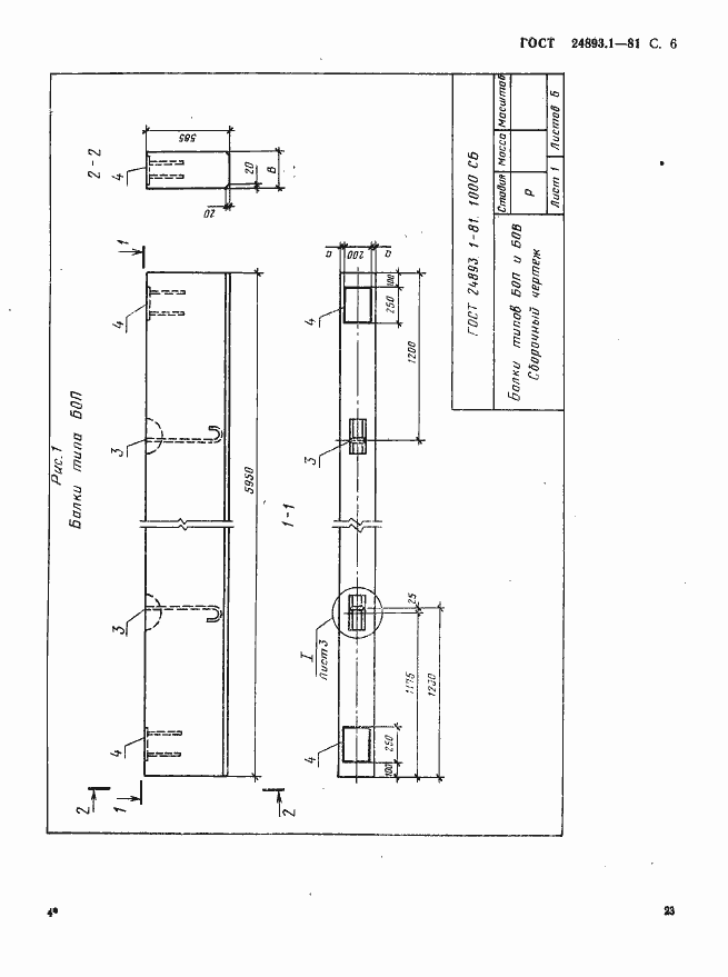 Страница 6 ГОСТ 24893.1-81