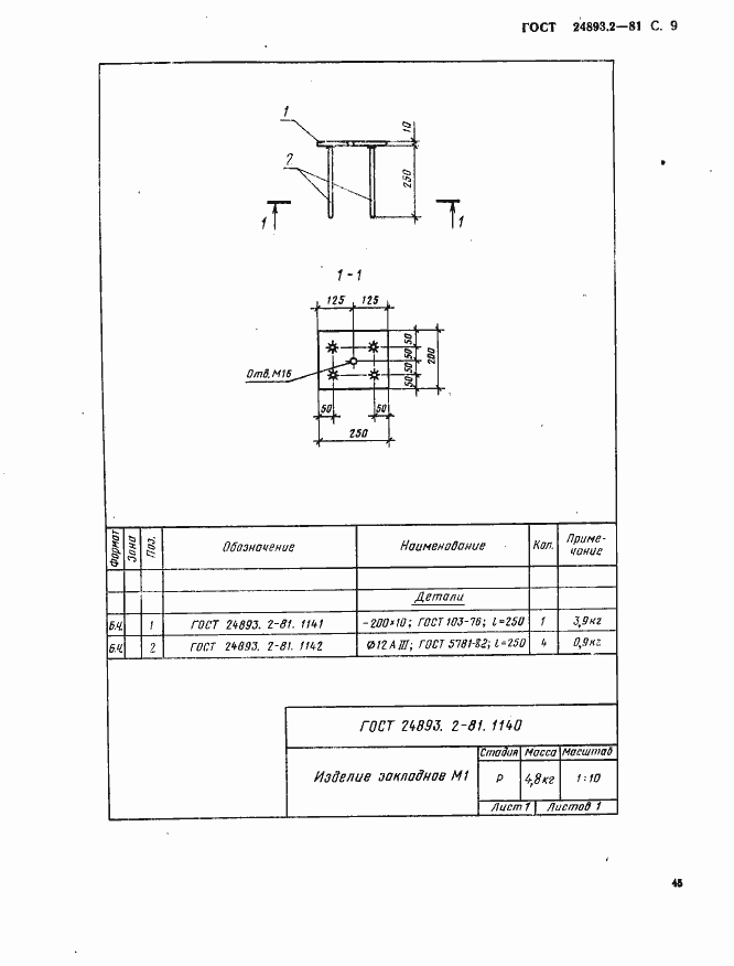 Страница 9 ГОСТ 24893.2-81
