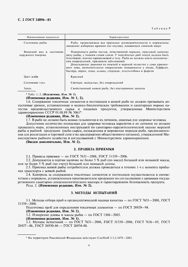 Страница 6 ГОСТ 24896-81