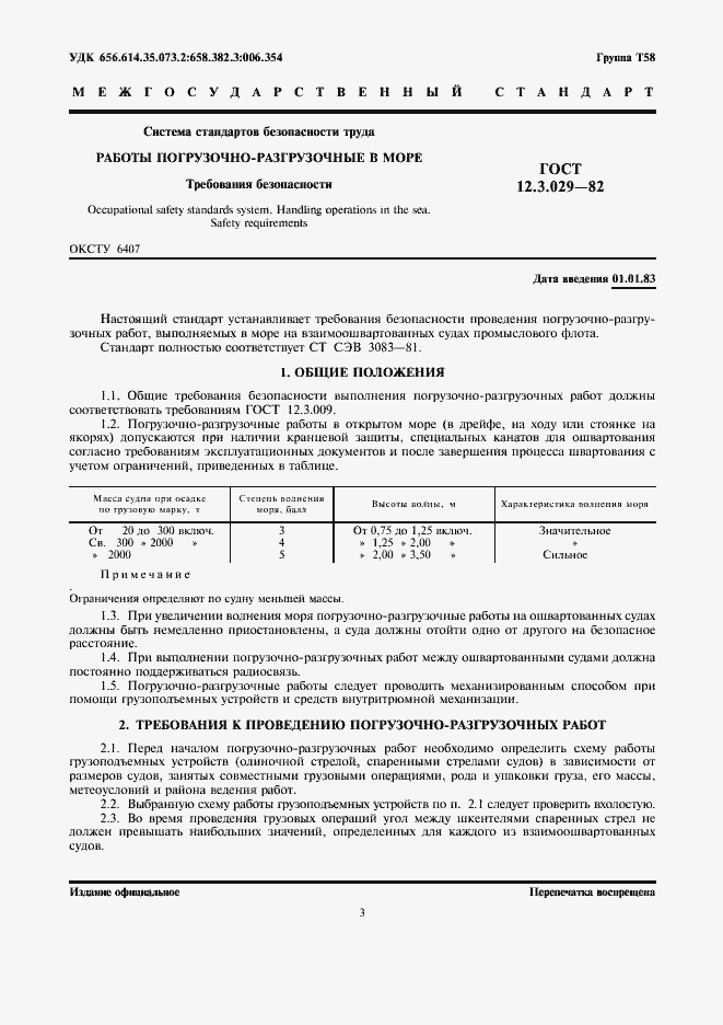 Страница 3 ГОСТ 12.3.029-82