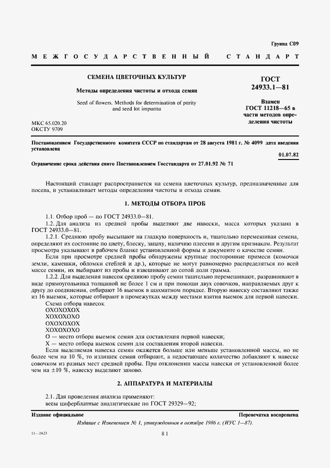 Страница 1 ГОСТ 24933.1-81