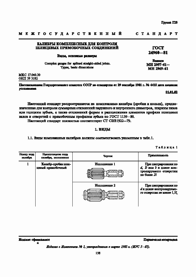 Страница 1 ГОСТ 24960-81