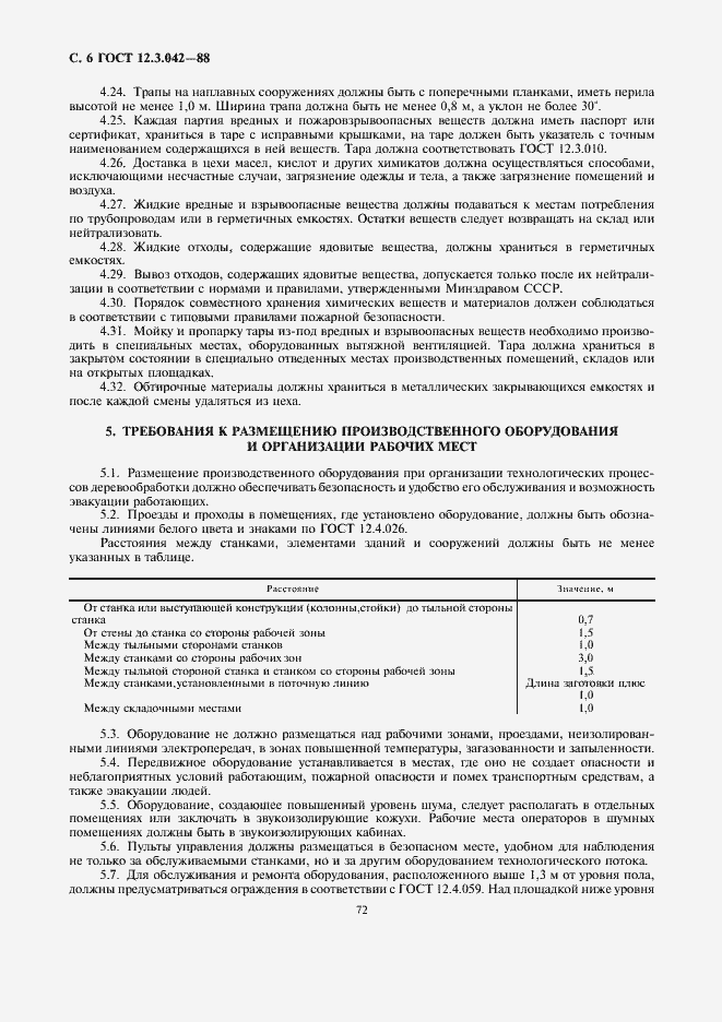 Страница 6 ГОСТ 12.3.042-88