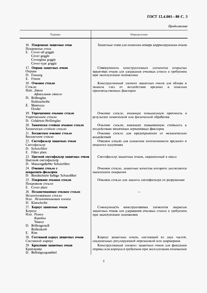 Страница 6 ГОСТ 12.4.001-80