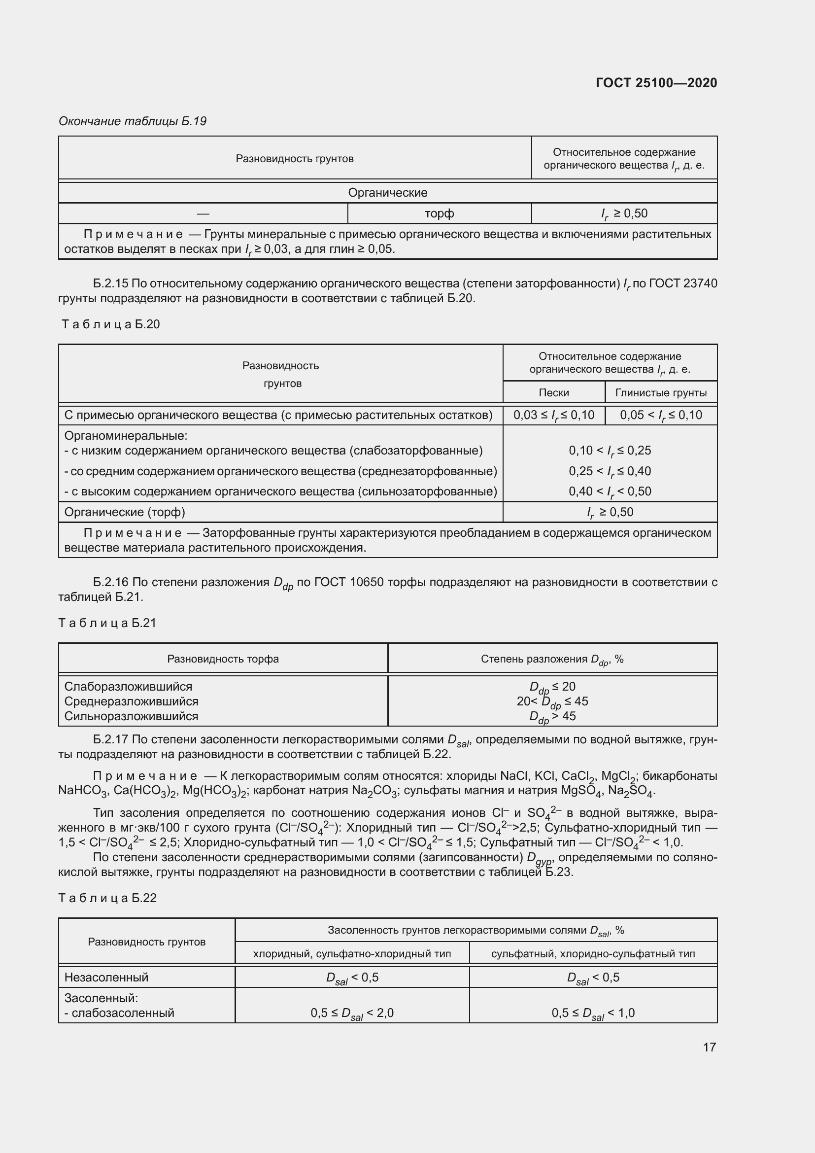 Страница 22 ГОСТ 25100-2020