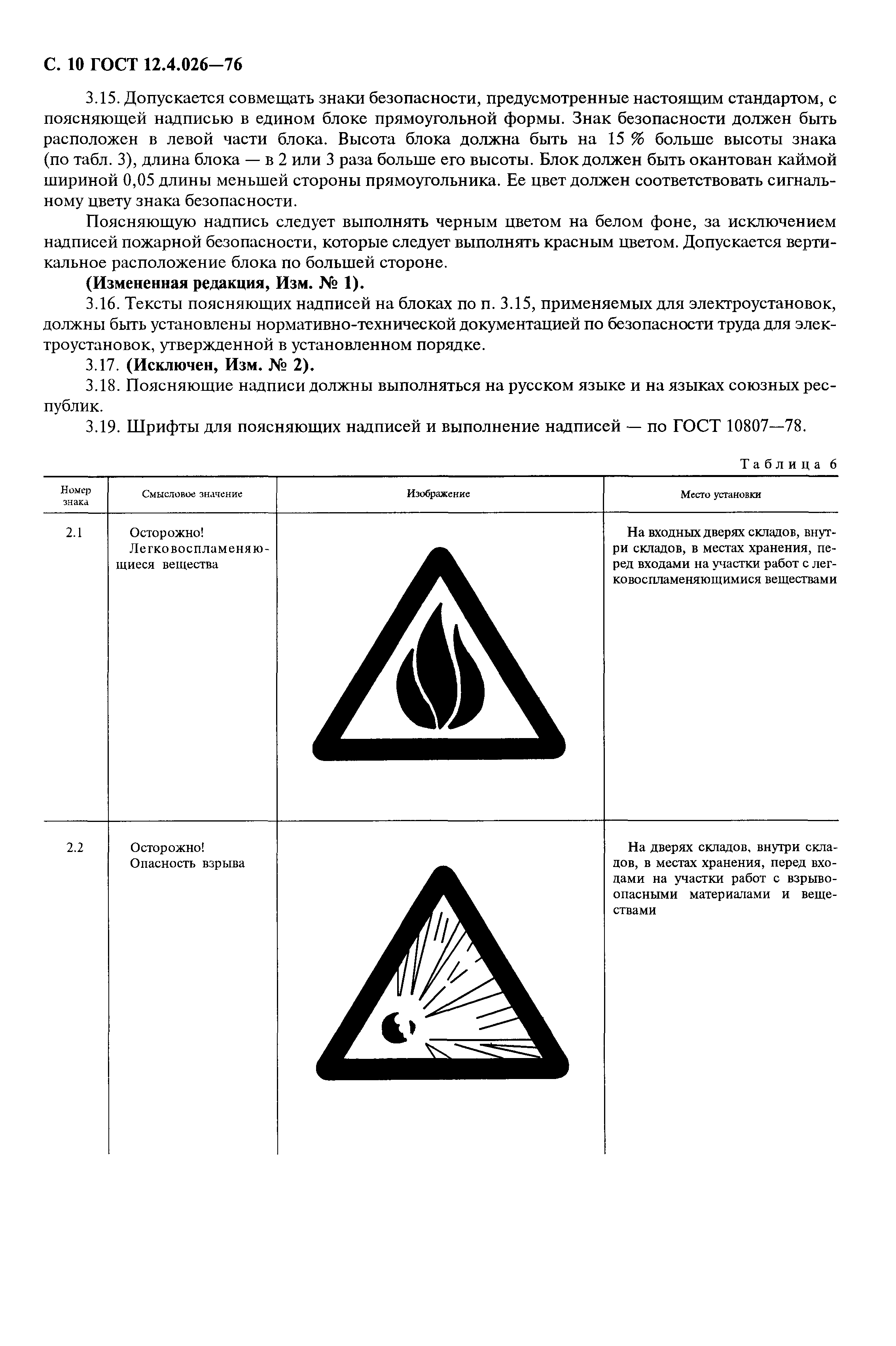 Страница 11 ГОСТ 12.4.026-76
