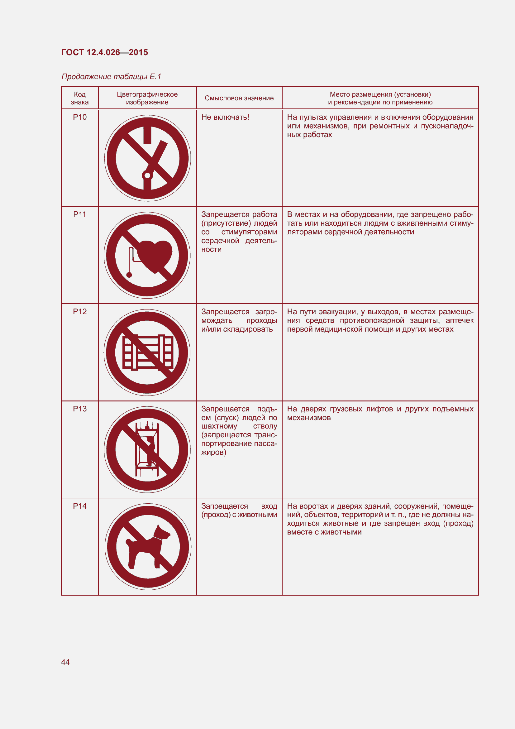 Страница 51 ГОСТ 12.4.026-2015