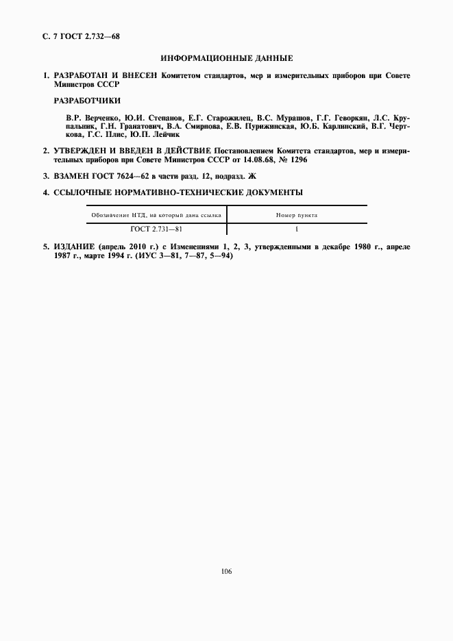Страница 8 ГОСТ 2.732-68
