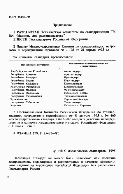 Страница 2 ГОСТ 25483-95