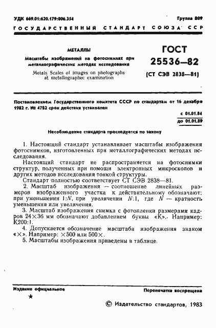 Страница 3 ГОСТ 25536-82