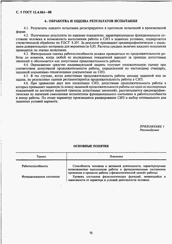 Страница 5 ГОСТ 12.4.061-88