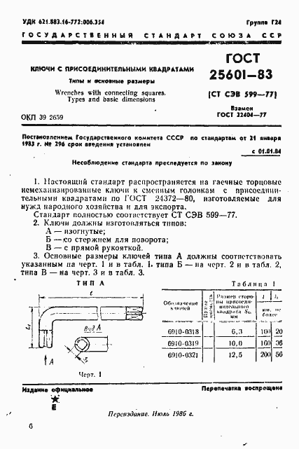 Страница 1 ГОСТ 25601-83