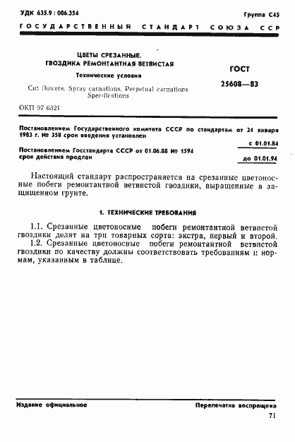 Страница 1 ГОСТ 25608-83