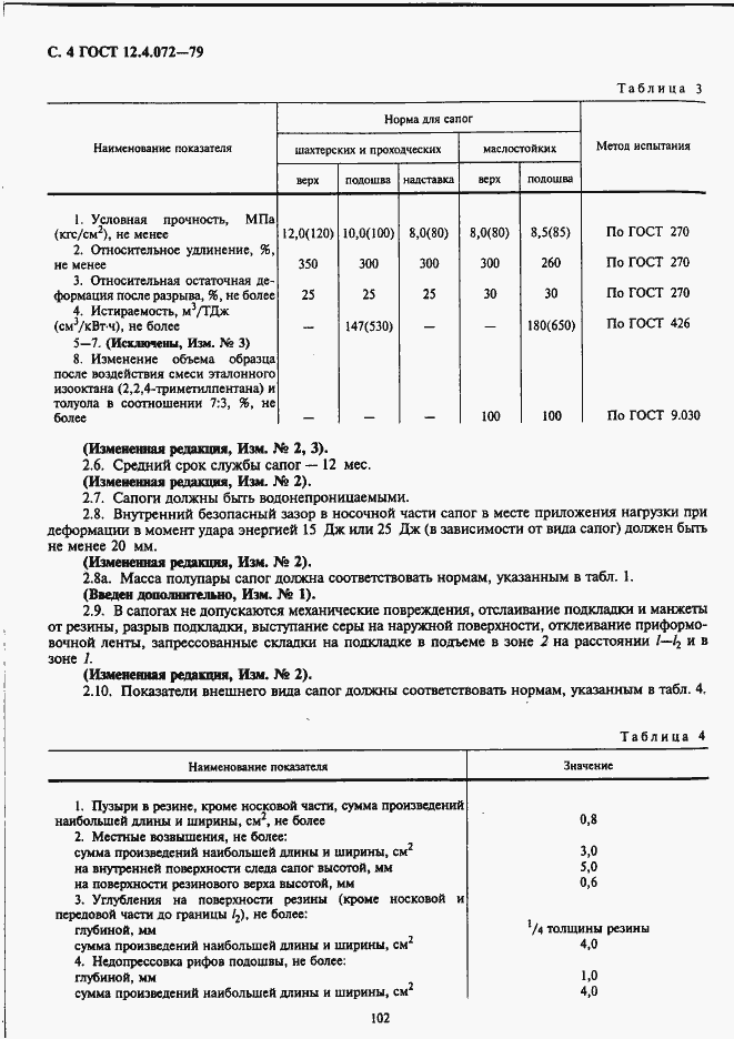 Страница 4 ГОСТ 12.4.072-79