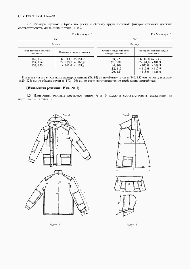 Страница 3 ГОСТ 12.4.112-82