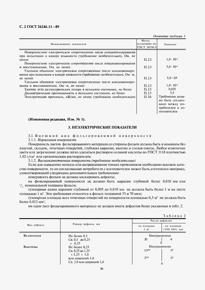 Страница 2 ГОСТ 26246.11-89