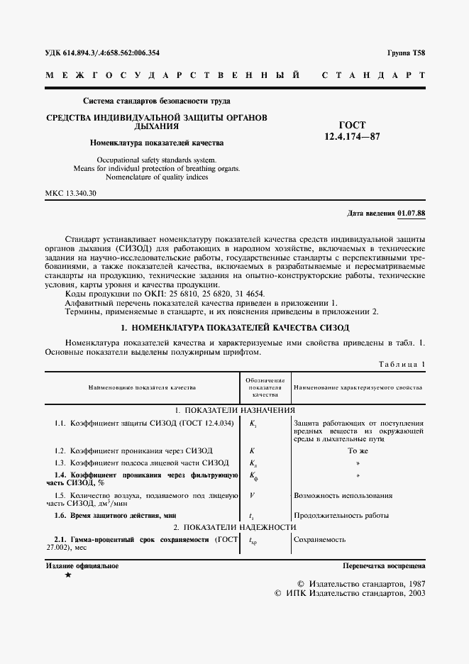 Страница 2 ГОСТ 12.4.174-87