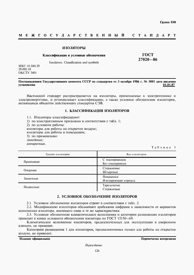 Страница 1 ГОСТ 27020-86