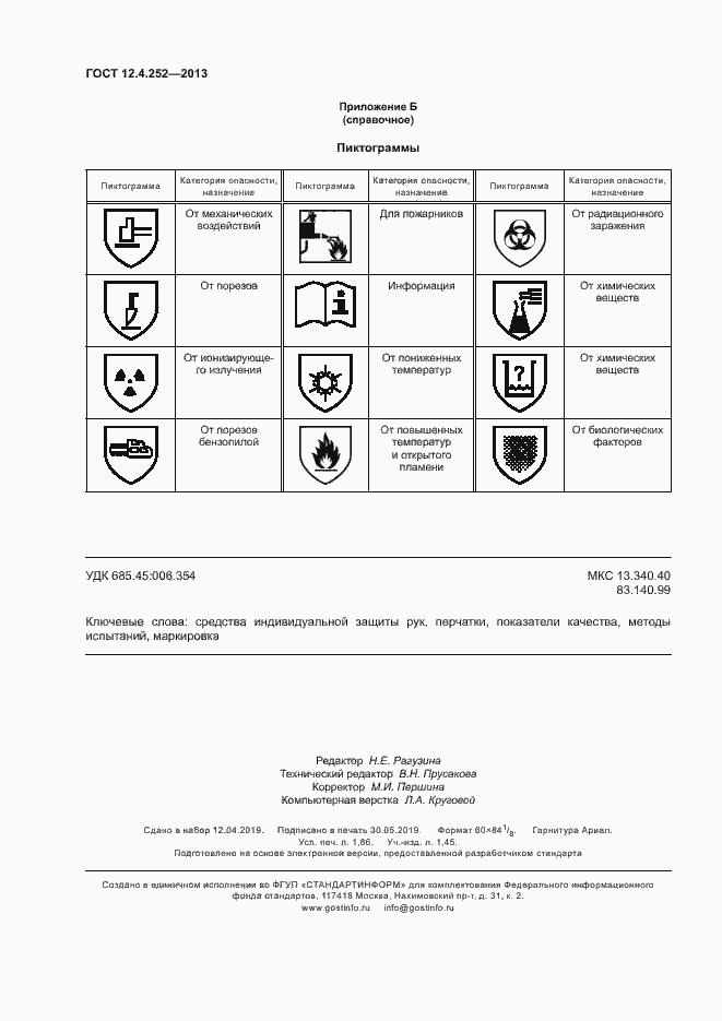 Страница 16 ГОСТ 12.4.252-2013
