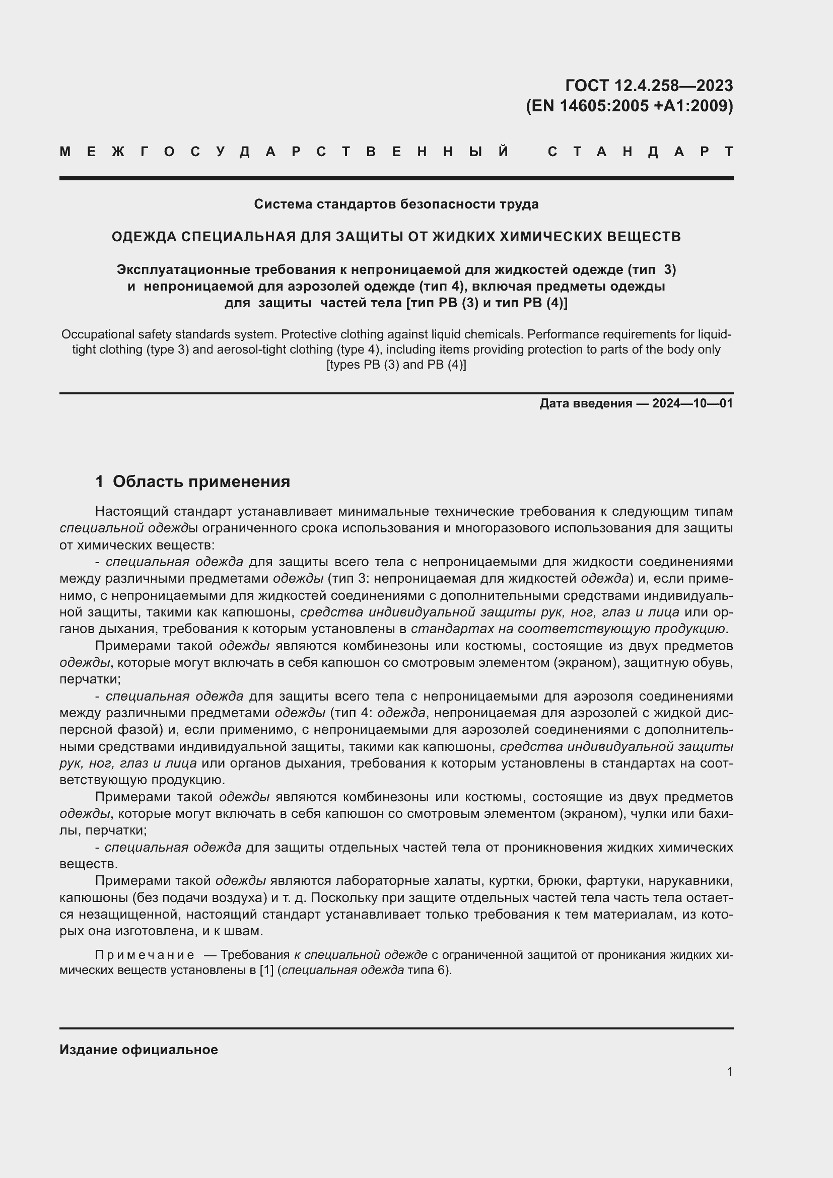 Страница 5 ГОСТ 12.4.258-2023