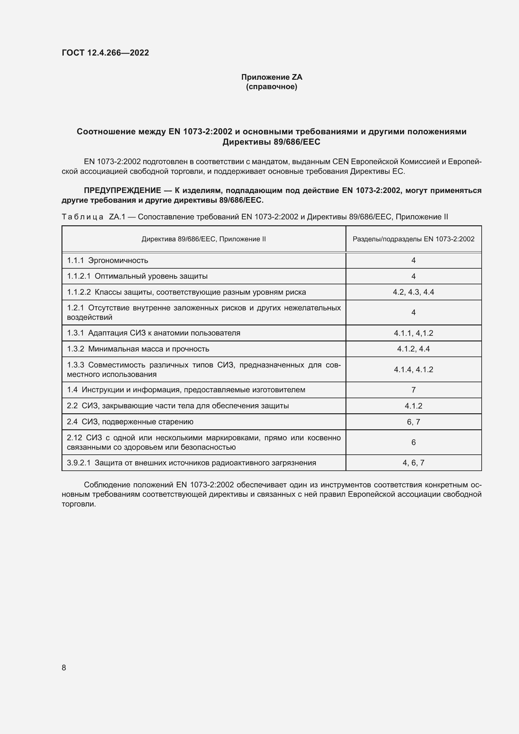 Страница 12 ГОСТ 12.4.266-2022