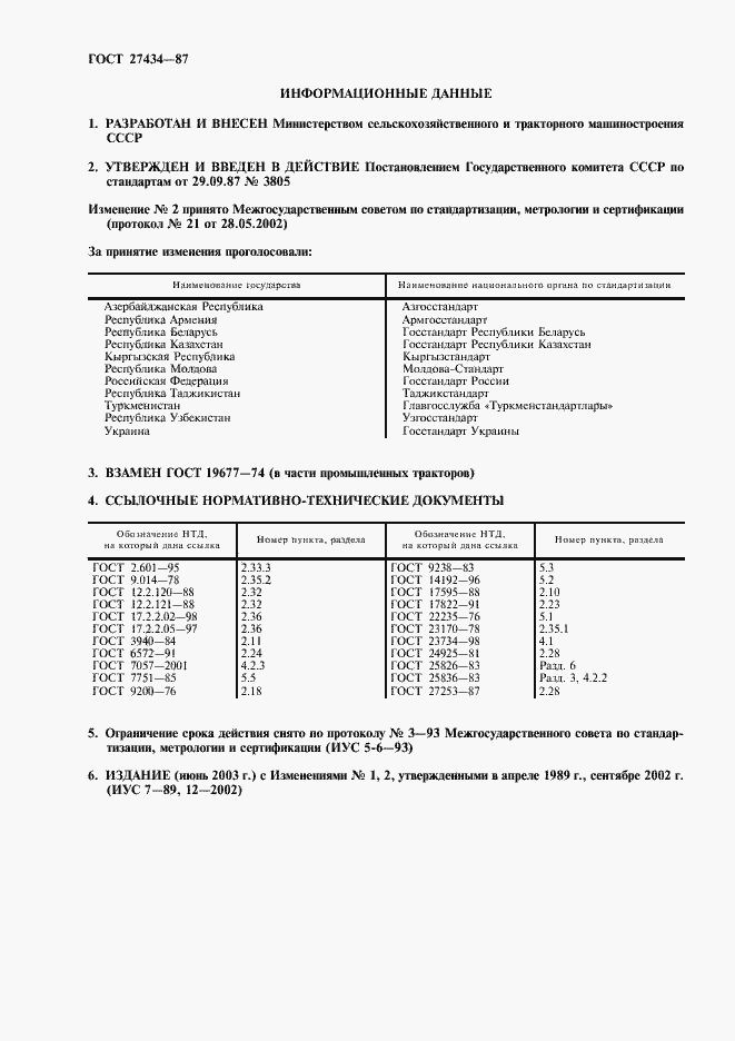 Страница 2 ГОСТ 27434-87