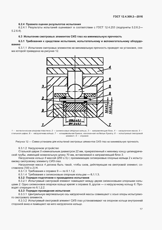 Страница 22 ГОСТ 12.4.309.2-2016