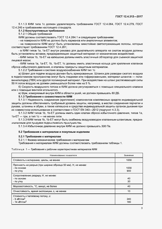 Страница 5 ГОСТ 12.4.312-2017