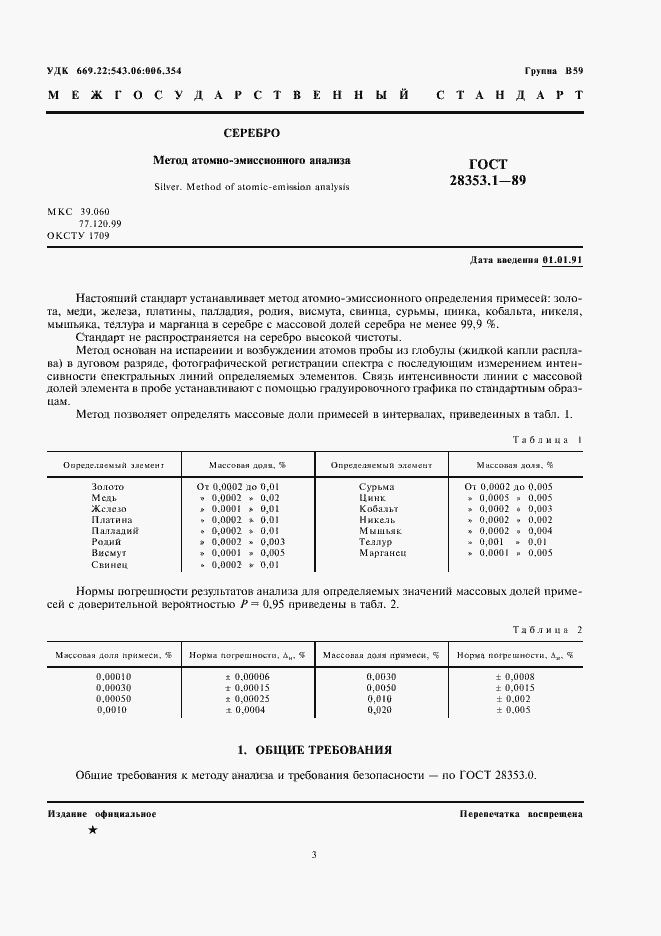Страница 1 ГОСТ 28353.1-89