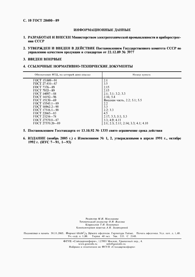Страница 11 ГОСТ 28400-89