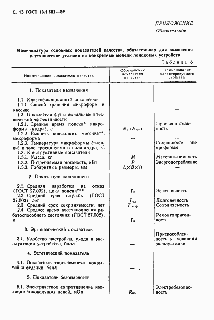 Страница 13 ГОСТ 13.1.503-89