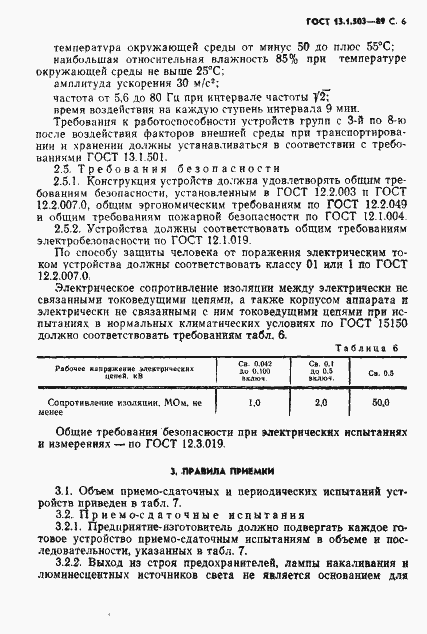 Страница 6 ГОСТ 13.1.503-89