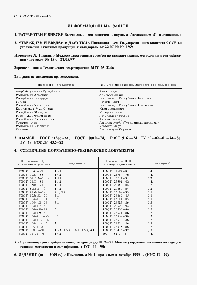 Страница 6 ГОСТ 28589-90
