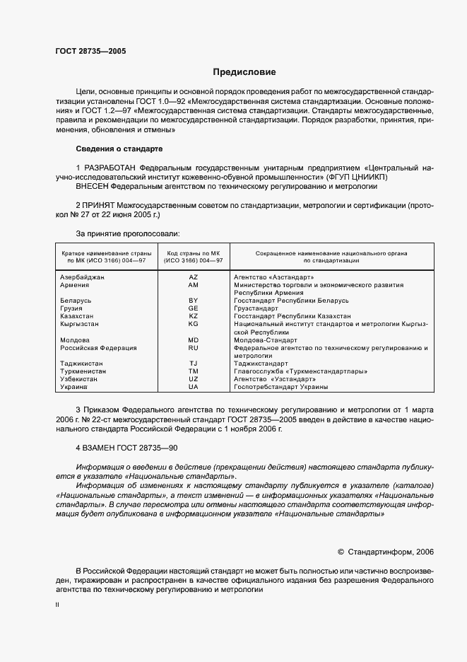 Страница 2 ГОСТ 28735-2005