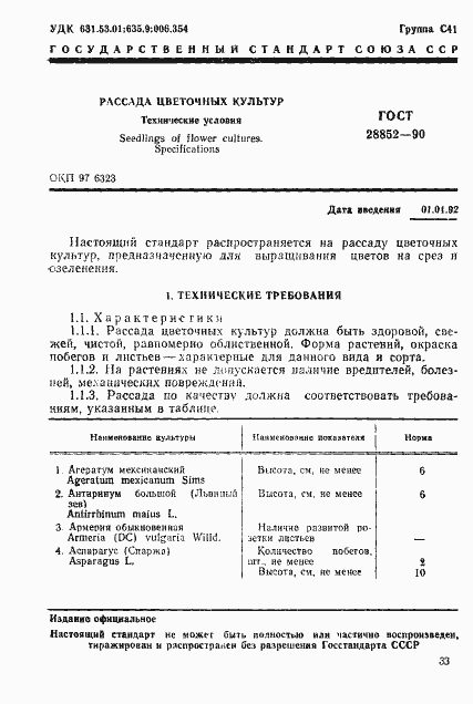 Страница 1 ГОСТ 28852-90