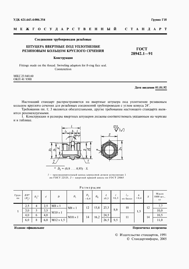 Страница 3 ГОСТ 28942.1-91