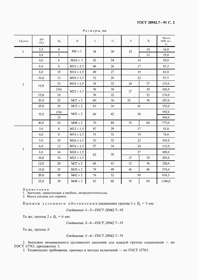 Страница 3 ГОСТ 28942.7-91