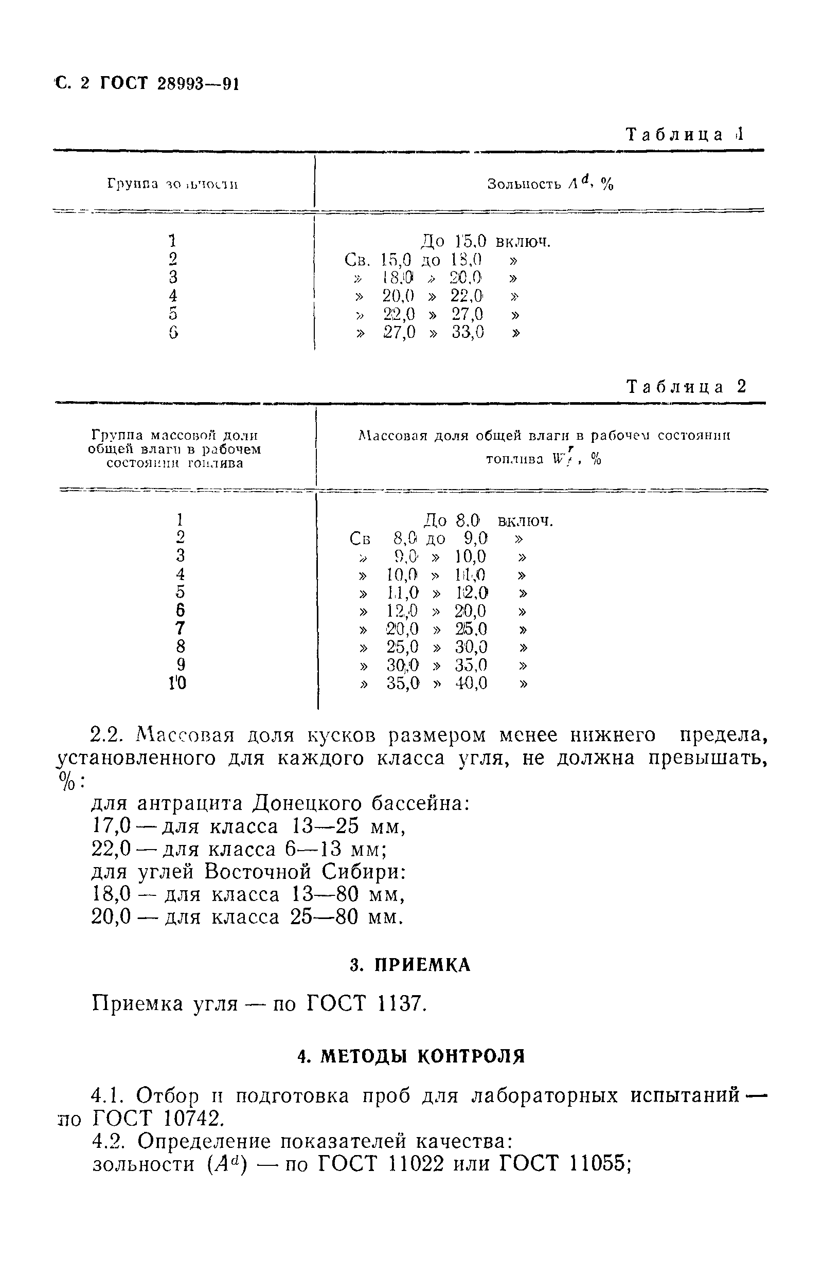 Страница 3 ГОСТ 28993-91