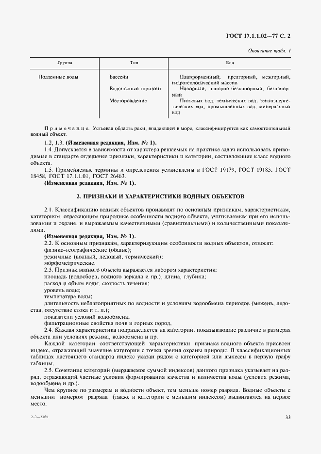 Страница 2 ГОСТ 17.1.1.02-77