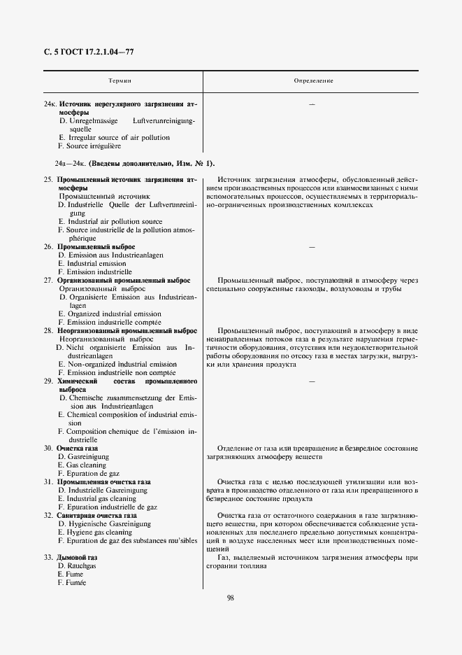 Страница 5 ГОСТ 17.2.1.04-77