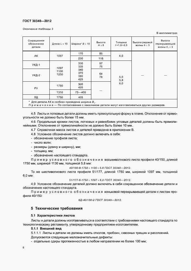 Страница 12 ГОСТ 30340-2012