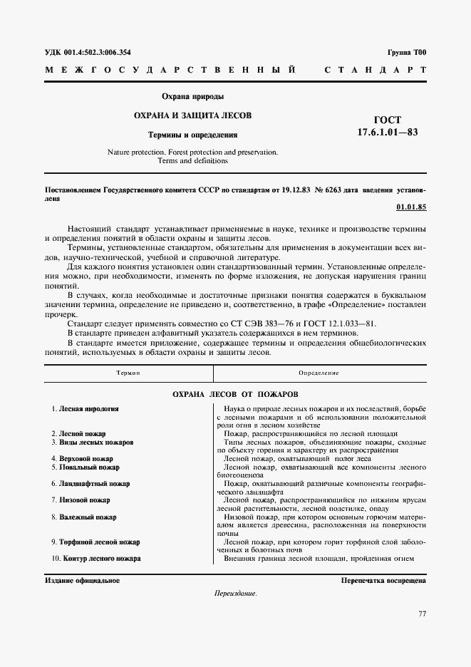 Страница 1 ГОСТ 17.6.1.01-83